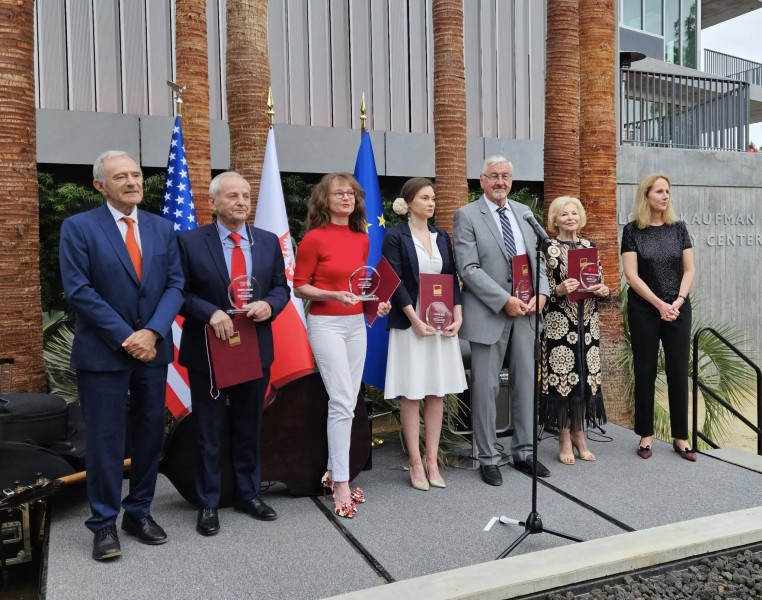 Wręczenie statuetek Wybitny Polak w Los Angeles