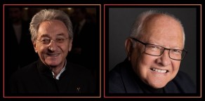 Wojciech Siudmak i Allan Starski z tytułami laureatami Konkursu „Wybitny Polak”