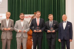 Od lewej: prof. M. Kleiber, dr J. Górski, M.Fijoł, R. Szmytke, K.Przybył, fot.Kaka.media