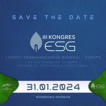 Zaproszenie na III Kongres ESG – Europa