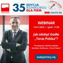 WEBINAR o Konkursie „Teraz Polska”. Jak zwiększyć sprzedaż i zyskać zaufanie klientów