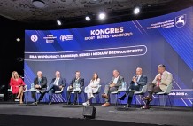 Uczestnicy debaty podczas kongresu "Sport, biznes, samorząd", fot. Teraz Polska