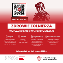 Konferencja "Zdrowie żołnierza - wyzwanie bezpiecznej przyszłości" - 5 marca 2026 r.